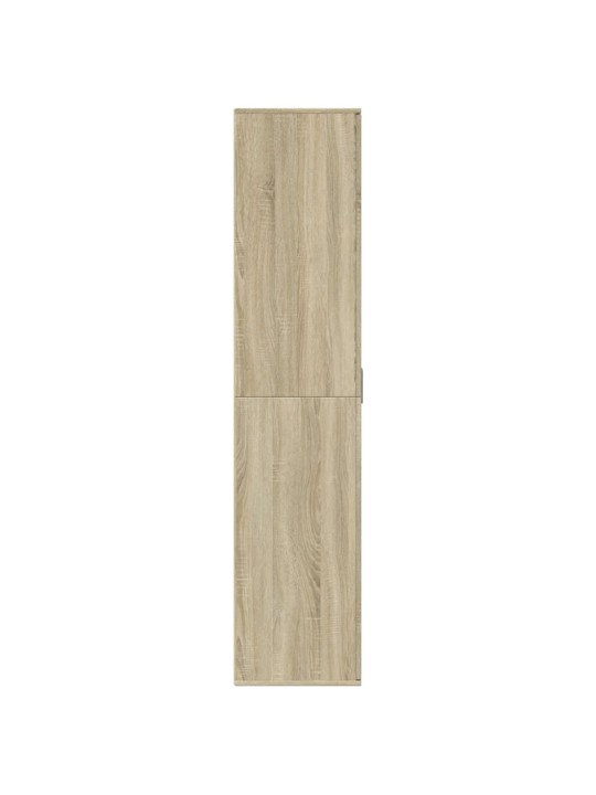 Botník dub sonoma 80 x 39 x 178 cm kompozitní dřevo