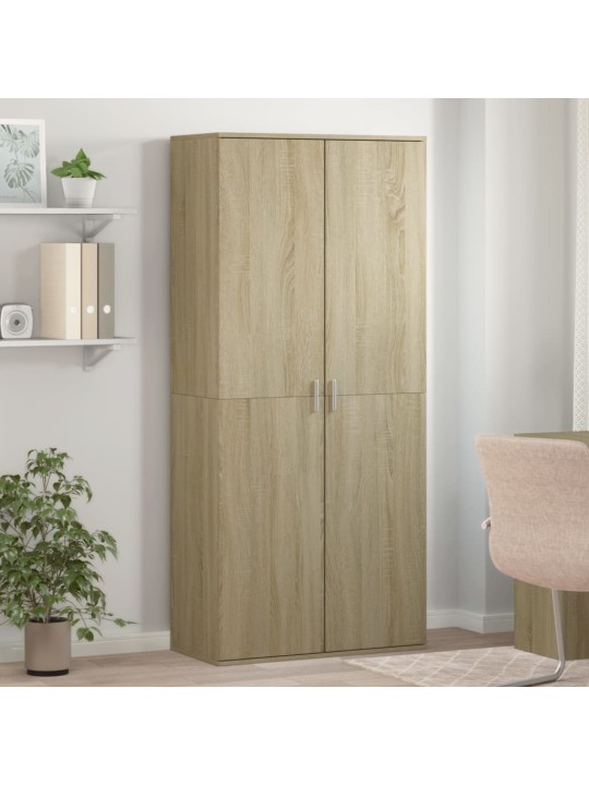 Botník dub sonoma 80 x 39 x 178 cm kompozitní dřevo