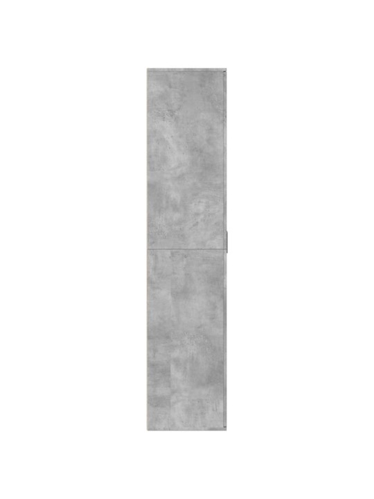 Botník betonově šedý 80 x 39 x 178 cm kompozitní dřevo