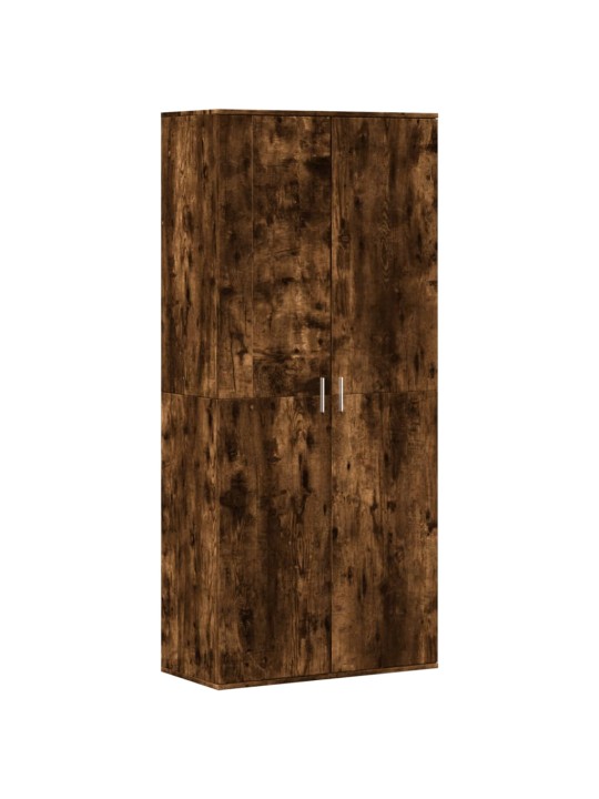 Botník kouřový dub 80 x 39 x 178 cm kompozitní dřevo