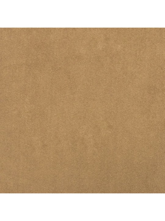 Křeslo s podnožkou hnědé 60 cm samet