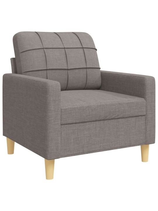 3dílná sedací souprava taupe textil