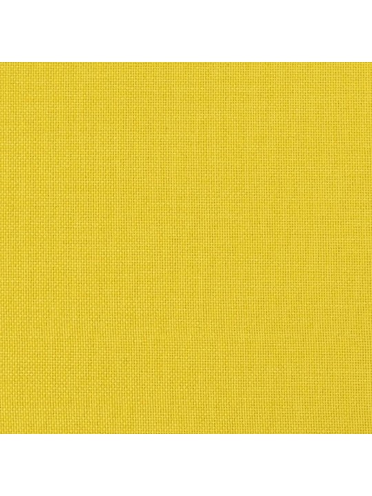 2dílná sedací souprava světle žlutá textil
