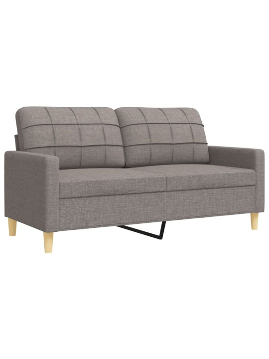 2dílná sedací souprava taupe textil