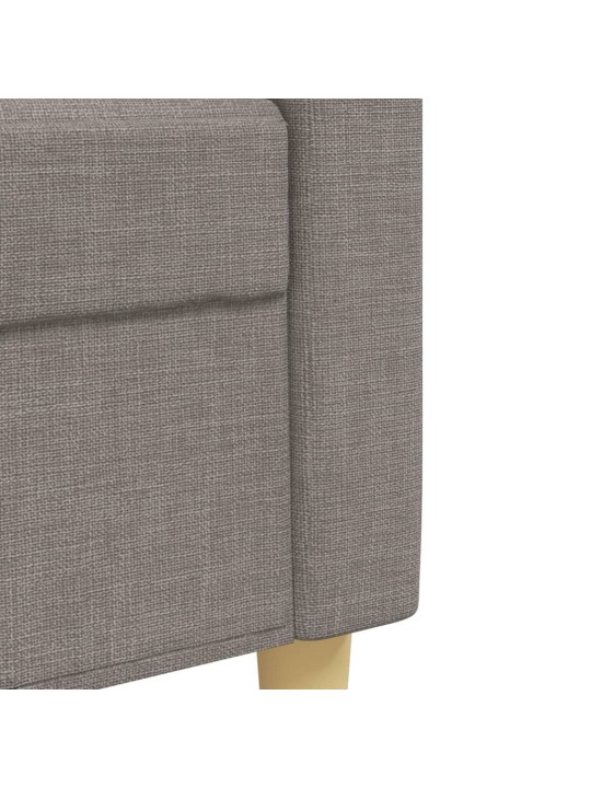 2dílná sedací souprava taupe textil