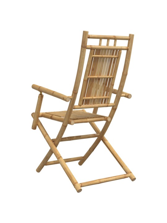 Skládací zahradní židle 8 ks 53 x 66 x 99 cm bambus