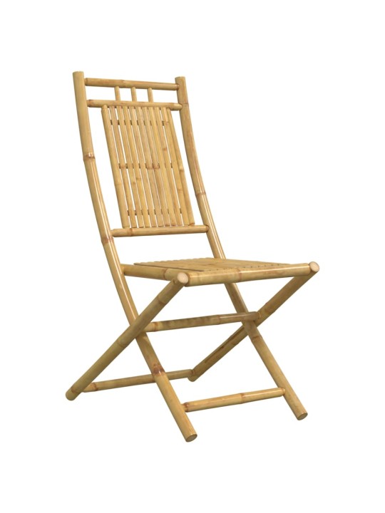 5dílný zahradní jídelní set bambus