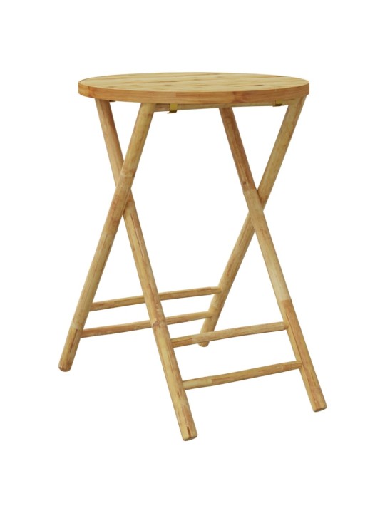 3dílný bistro set bambus