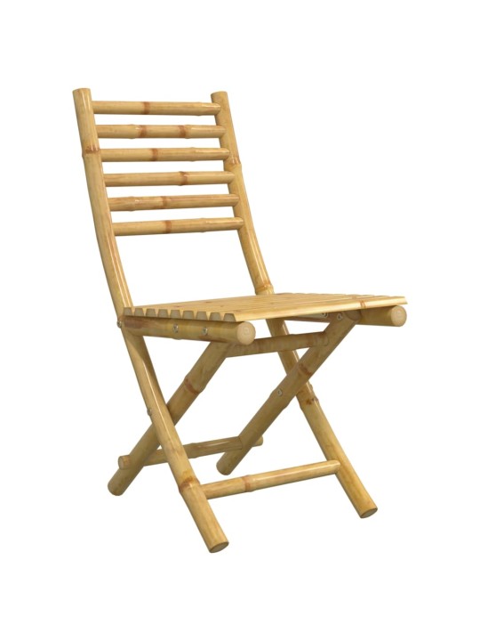 3dílný bistro set bambus