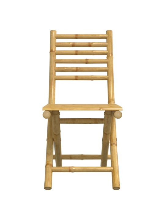 3dílný bistro set bambus