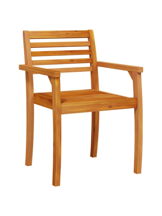 Zahradní židle 8 ks 59 x 55 x 85 cm masivní akáciové dřevo
