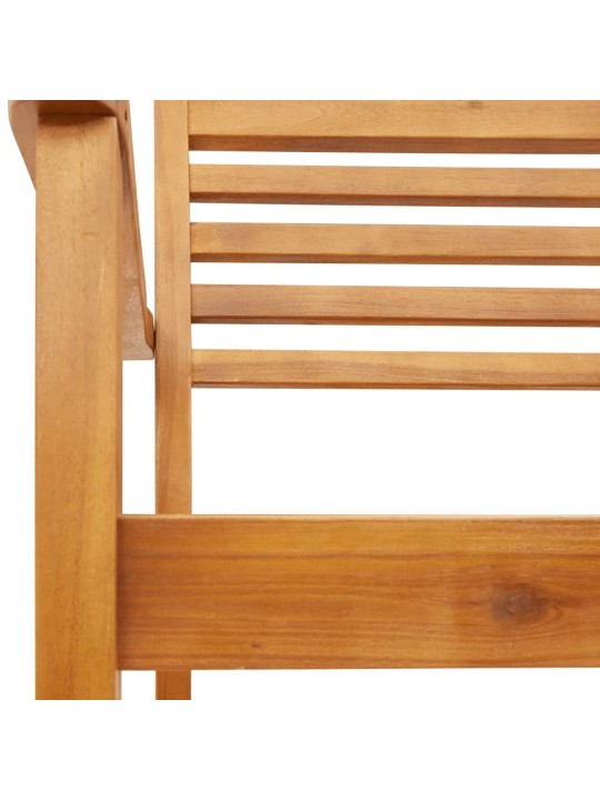 Zahradní židle 8 ks 59 x 55 x 85 cm masivní akáciové dřevo