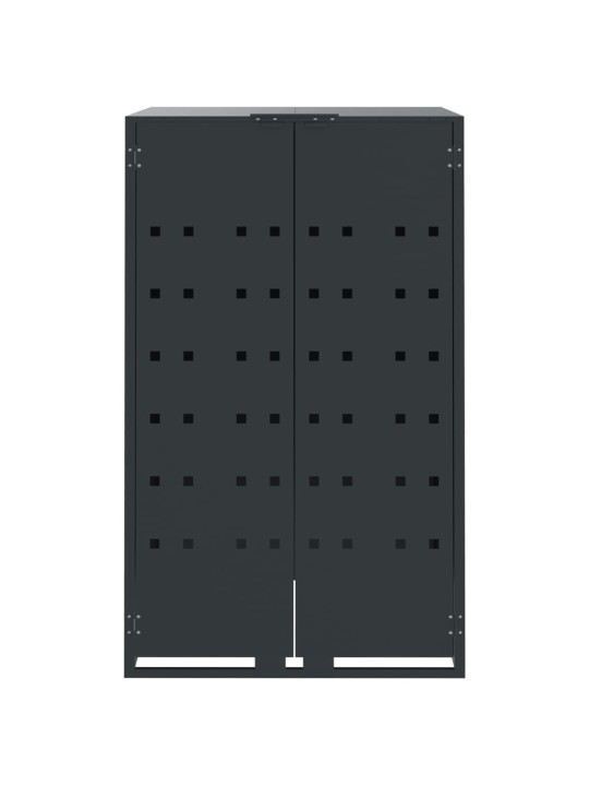 Box na 6 popelnic popelnic 414 x 79 x 117 cm ocel