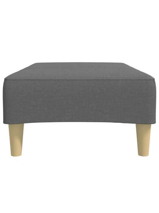 Podnožka tmavě šedá 77 x 55 x 31 cm textil