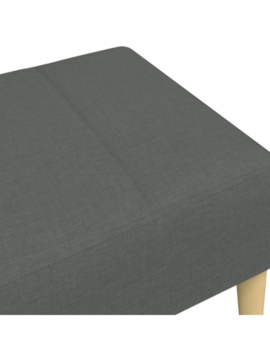 Podnožka tmavě šedá 77 x 55 x 31 cm textil