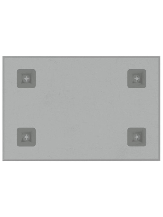Nástěnná magnetická tabule bílá 40 x 30 cm tvrzené sklo