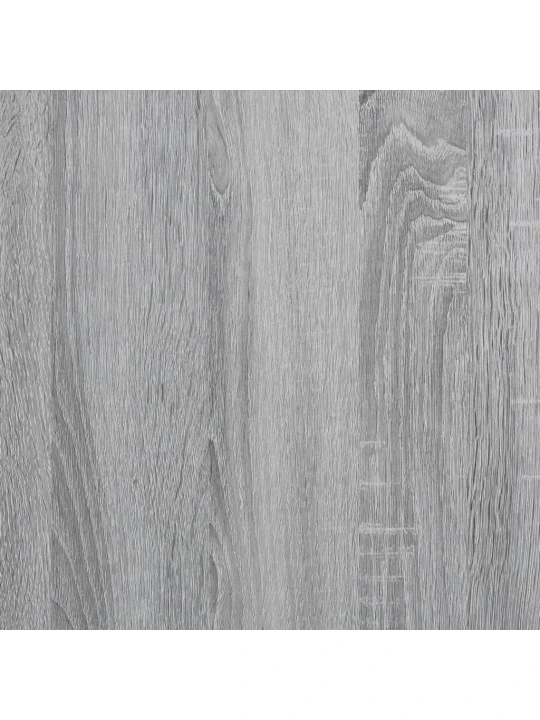 Rám postele šedý sonoma 120 x 200 cm kompozitní dřevo a kov