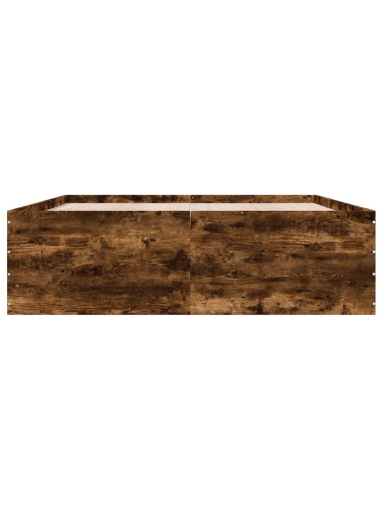 Rám postele kouřový dub 150 x 200 cm kompozitní dřevo