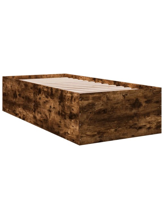 Rám postele kouřový dub 90 x 200 cm kompozitní dřevo