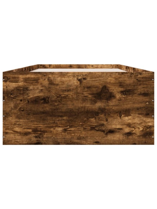 Rám postele kouřový dub 90 x 200 cm kompozitní dřevo