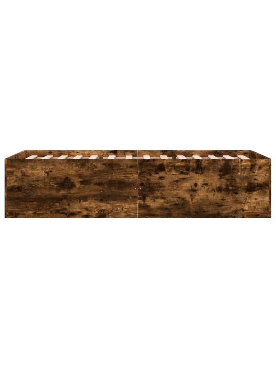 Rám postele kouřový dub 90 x 200 cm kompozitní dřevo