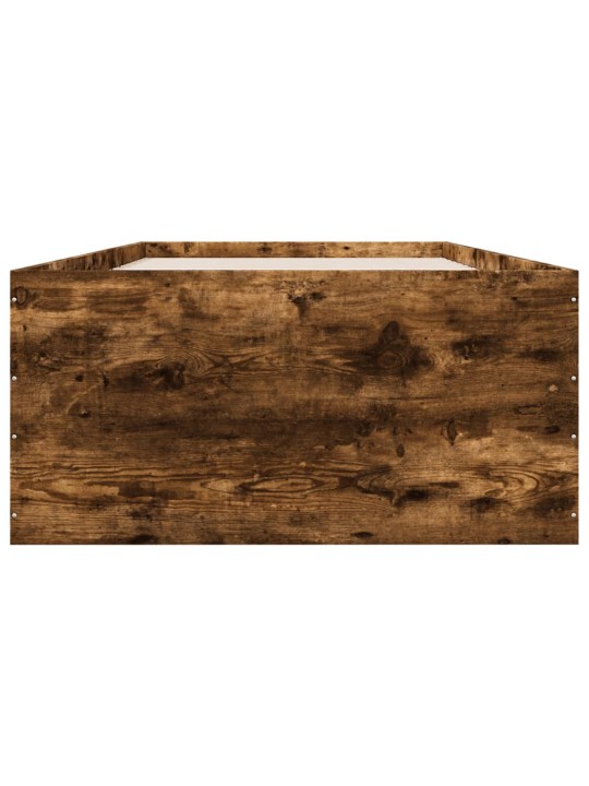 Rám postele kouřový dub 90 x 190 cm kompozitní dřevo