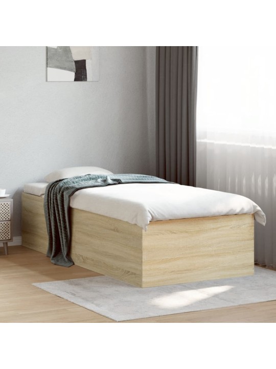 Rám postele dub sonoma 75 x 190 cm kompozitní dřevo