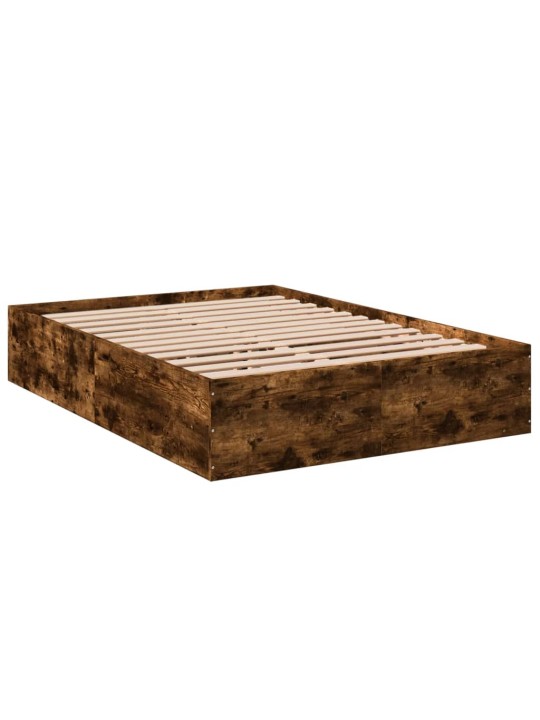 Rám postele kouřový dub 120 x 200 cm kompozitní dřevo