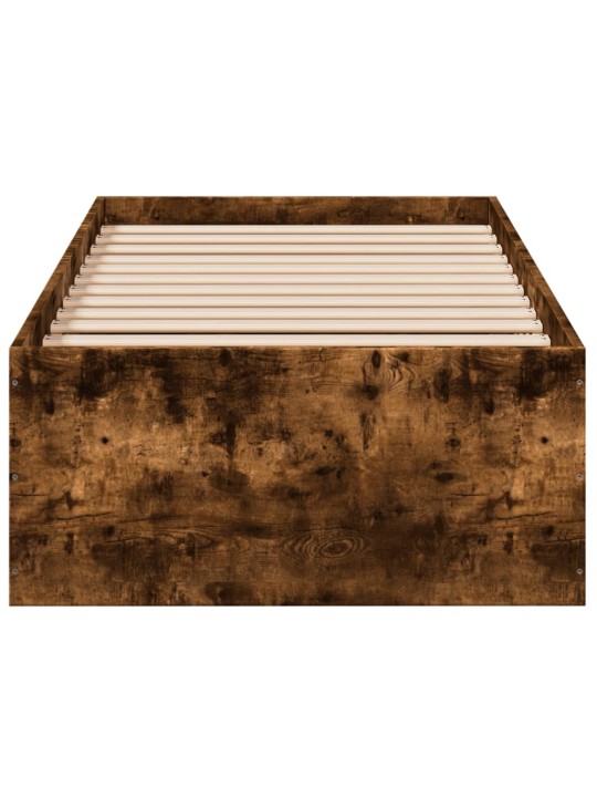 Rám postele kouřový dub 90 x 200 cm kompozitní dřevo
