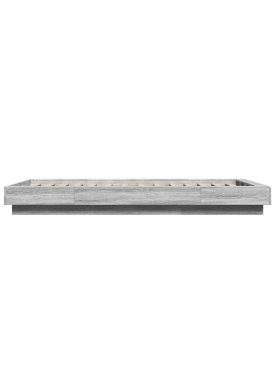 Rám postele šedý sonoma 75 x 190 cm kompozitní dřevo