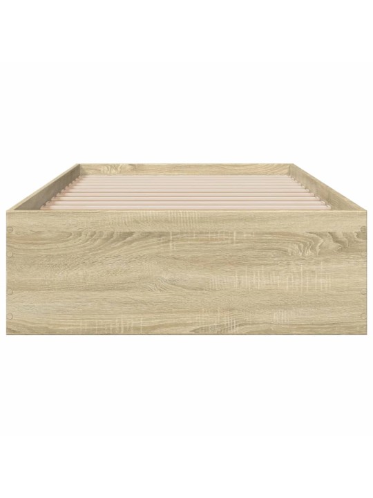 Rám postele se zásuvkami dub sonoma 100x200 cm kompozitní dřevo
