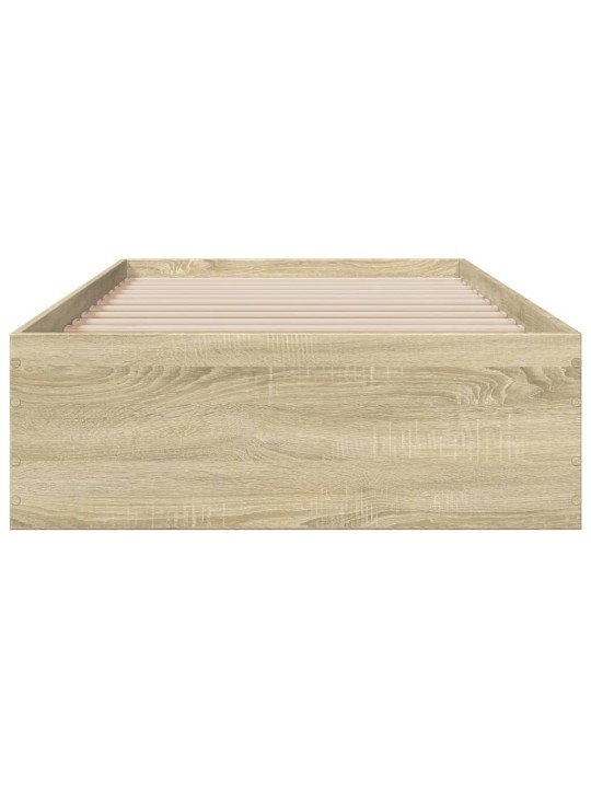 Rám postele se zásuvkami dub sonoma 90x190 cm kompozitní dřevo