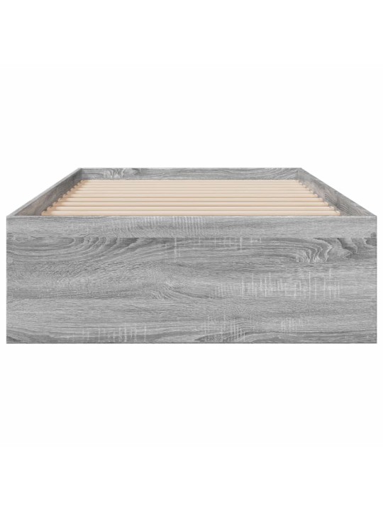 Rám postele se zásuvkami šedý sonoma 90x190 cm kompozitní dřevo