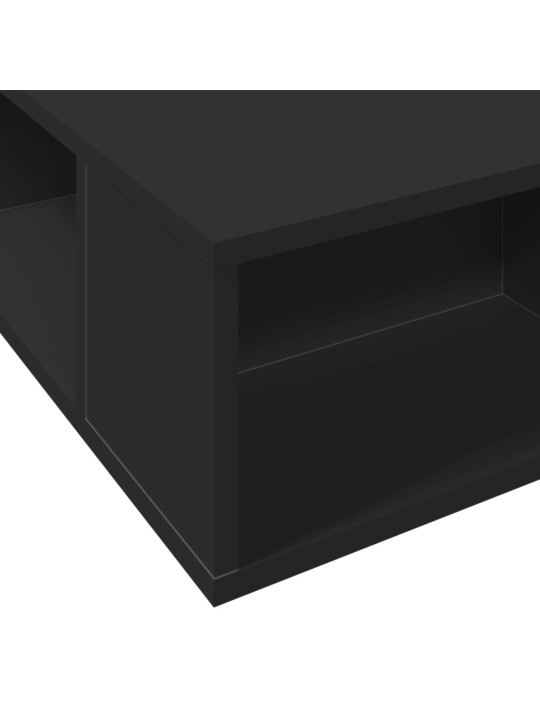 Rám postele černý 160 x 200 cm kompozitní dřevo