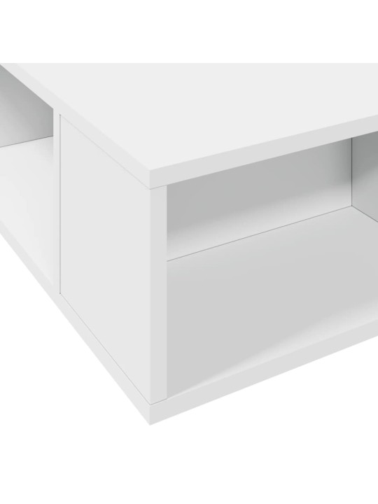 Rám postele bílý 90 x 200 cm kompozitní dřevo