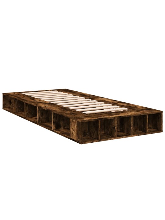 Rám postele kouřový dub 90 x 200 cm kompozitní dřevo