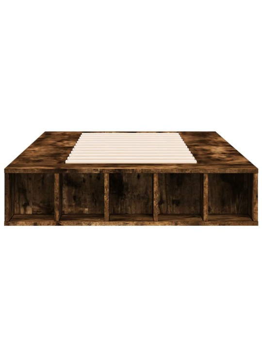 Rám postele kouřový dub 90 x 200 cm kompozitní dřevo