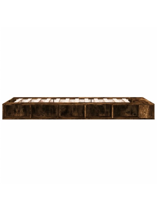 Rám postele kouřový dub 90 x 200 cm kompozitní dřevo