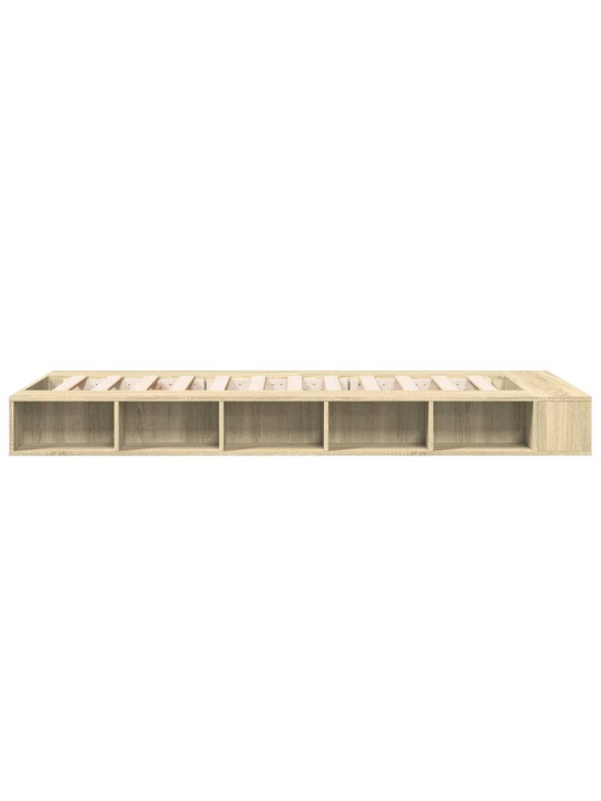 Rám postele dub sonoma 90 x 190 cm kompozitní dřevo