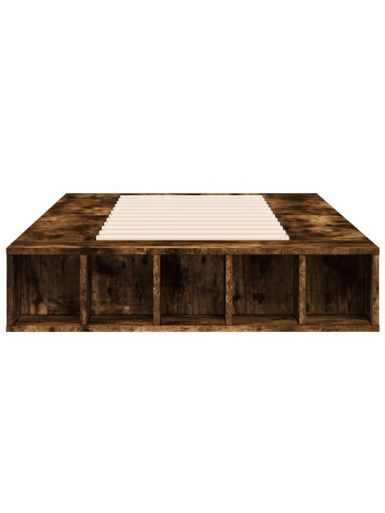 Rám postele kouřový dub 75 x 190 cm kompozitní dřevo