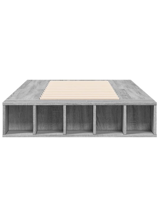 Rám postele šedý sonoma 75 x 190 cm kompozitní dřevo