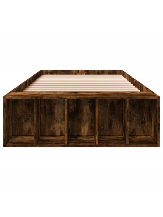 Rám postele kouřový dub 90 x 200 cm kompozitní dřevo
