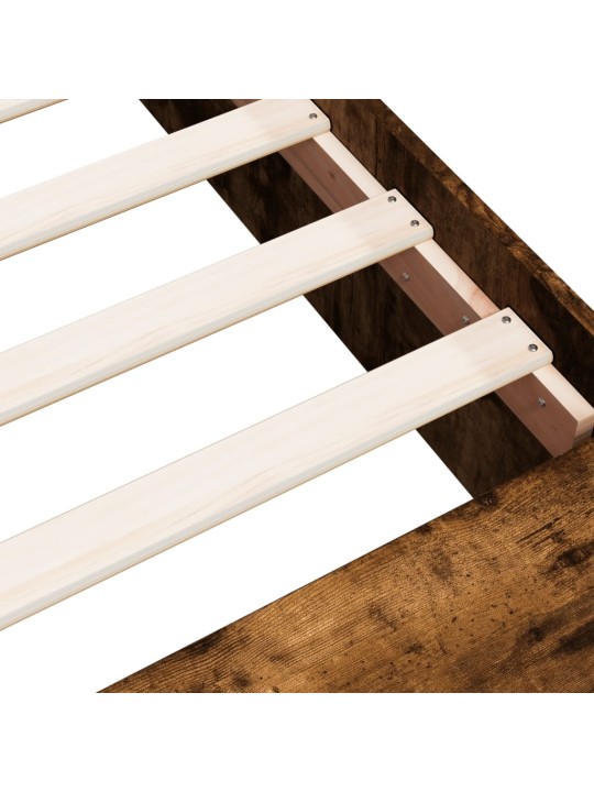 Rám postele kouřový dub 90 x 200 cm kompozitní dřevo