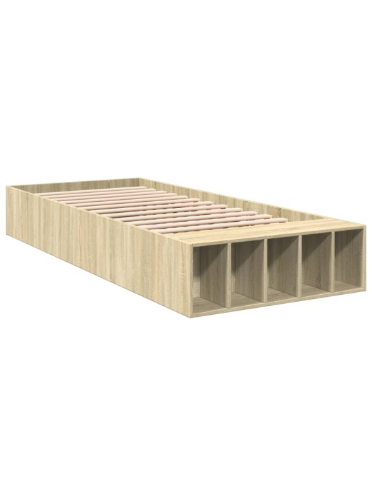 Rám postele dub sonoma 75 x 190 cm kompozitní dřevo
