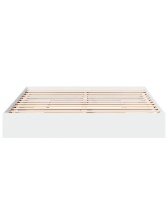 Rám postele se zásuvkami bílý 180 x 200 cm kompozitní dřevo