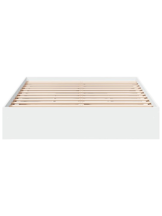 Rám postele se zásuvkami bílý 140 x 200 cm kompozitní dřevo