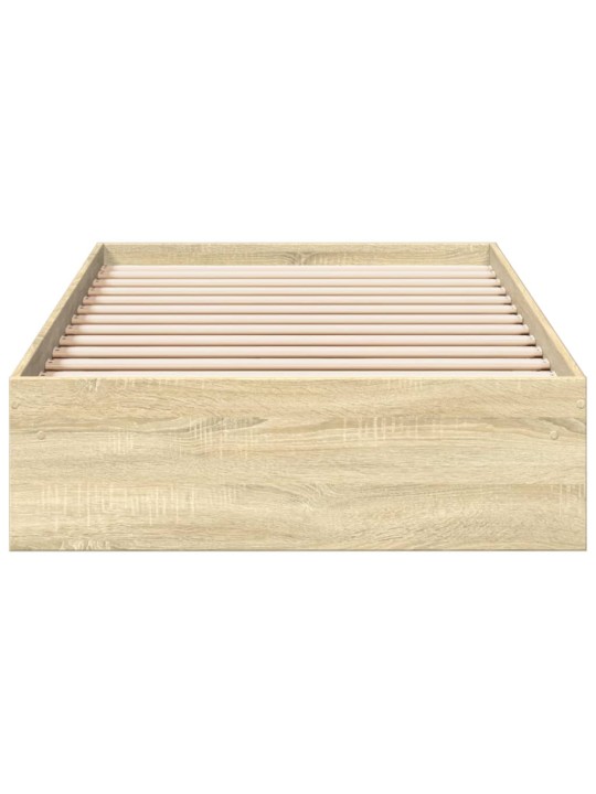 Rám postele se zásuvkami dub sonoma 90x200 cm kompozitní dřevo