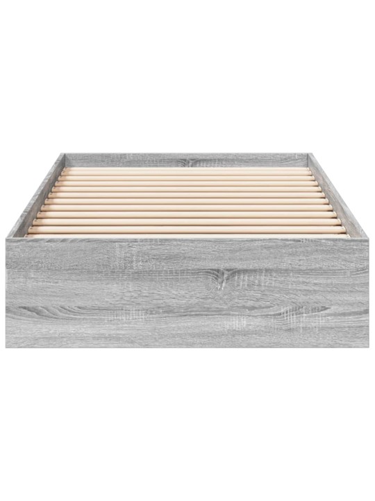 Rám postele se zásuvkami šedý sonoma 90x190 cm kompozitní dřevo