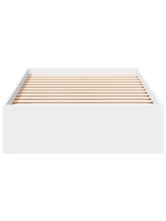 Rám postele se zásuvkami bílý 75 x 190 cm kompozitní dřevo
