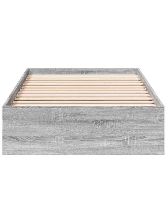 Rám postele se zásuvkami šedý sonoma 75x190 cm kompozitní dřevo